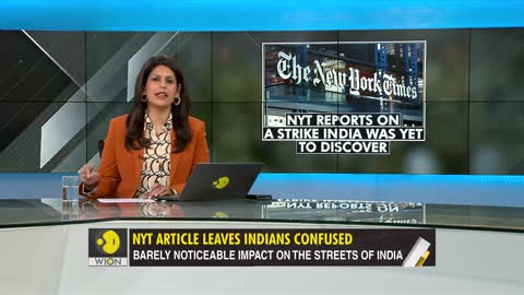 Gravitas: NYT misleads readers on Indian strike