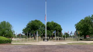 Honor Guard Performs 21-Gun Salute and TAPS