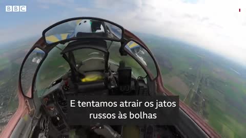 Guerra na Ucrânia: o piloto que 'caça' mísseis russos