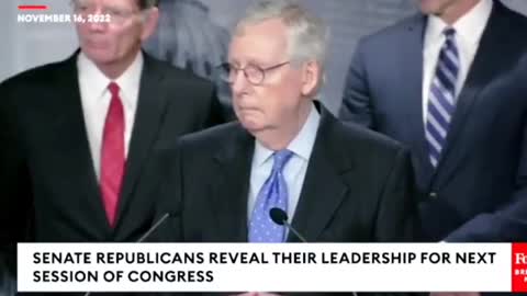 McConnell Responds to trump entering 2024 presidential race