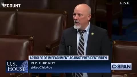 Chip Roy supports the resolution to impeach Biden