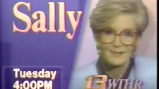 February 20, 1995 - WTHR Promo for 'Sally' & 'Entertainment Tonight'