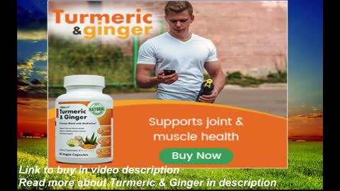 Turmeric & Ginger is supplement for muscle health, joints, immune system and antioxidant support!