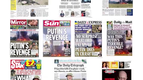 Western media claims Putin responsible for Prigozhin plane crash