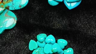 Natural turquoise heart shape cabochon 10mm 20mm 30mm for jewelry making04