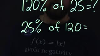 Easy Math Trick to Calculate Percents | 120% of 25 | Minute Math Tricks Part 135 #shorts