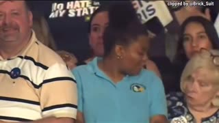 See for yourself Racist Joe Biden ignores young black girl.