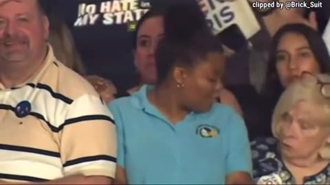 See for yourself Racist Joe Biden ignores young black girl.