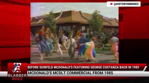 Before Seinfeld McDonald's Featuring George Costanza Back In 1985