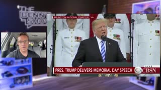 Trump Visits Grave of Fallen Marine With Hero's Son in Dad's Uniform on Memorial Day | So Moving!