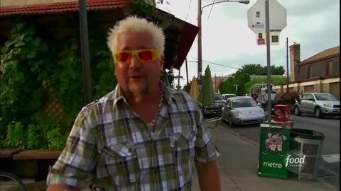 Guy Fieri Eats Chicken Chili Corn Chip Pie Diners, Drive-Ins and Dives