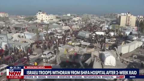 Israel-Hamas war: Terrorists killed at Shifa Hospital, Israeli forces withdraw | LiveNOW from FOX