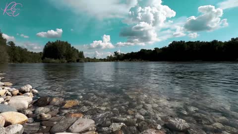 Sound of Flowing Water for sleeping [ Calming, Soothing, and Relaxing Water Sound, ]