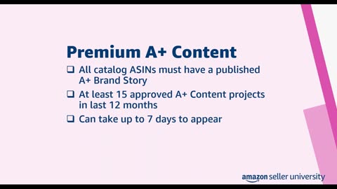 A+ Content - enhance your listings - webinar