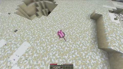 I Survived 100 days as An AXOLOTL in the ICE AGE in 1.17 Hardcore Minecraft...