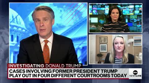 Cases involving former President Trump play out in 4 different courts