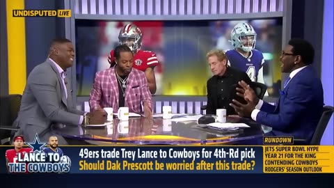 49ers trade Trey Lance to the Cowboys for 4th-Rd pick | NFL | UNDISPUTED