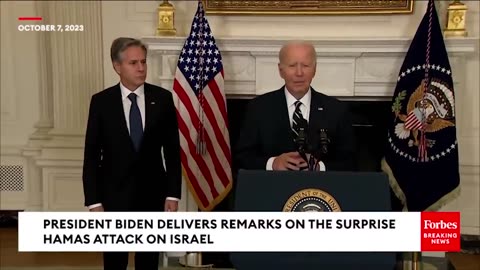BREAKING NEWS- Biden Delivers Remarks On 'Unconscionable' Hamas Attack On Israel