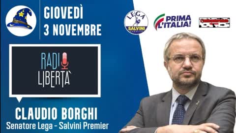 🔴 26ª Puntata della rubrica "Scuola di Magia" di Claudio Borghi su Radio Libertà (03/11/2022).