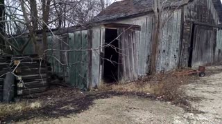 Old Railroad Station and Abandoned Shed