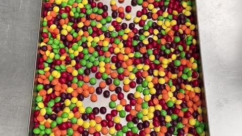 🌈🤩On of our faves! Freeze Dried Skittles!🤩🌈
