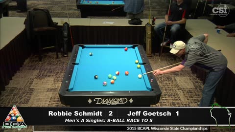 Robbie Schmidt vs Jeff Goetsch ▸ 2015 BCAPL Wisconsin State Championships