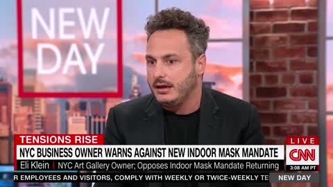 NYC Business Owner NUKES Call For New Mask Mandates Says It Would "Crush Businesses"