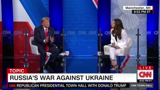 Trump CNN Q & A - Do you Support Sending Military Equipment to Ukraine?