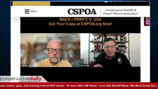 Conservative Daily Shorts: Court Case Anniversary w Sheriff Mack