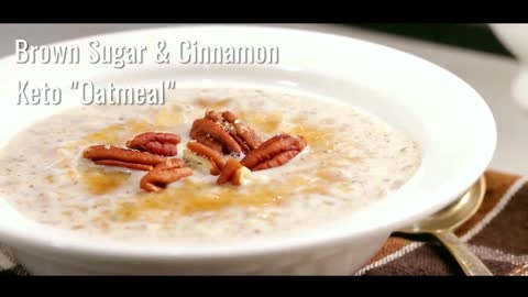 Quick Keto Breakfast – Keto Brown Sugar Cinnamon Breakfast Oats