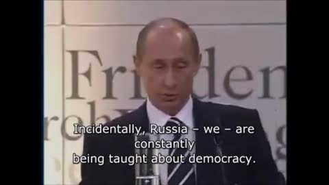 This 2007 address by Vladimir Putin is almost certainly the most important