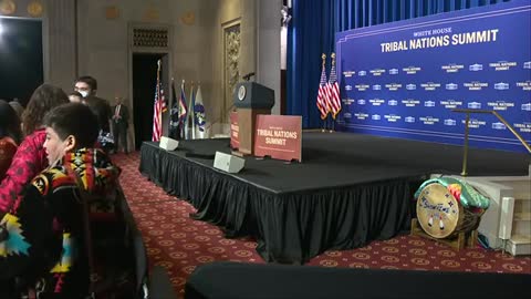 Biden delivers remarks at the White House Tribal Nations Summit