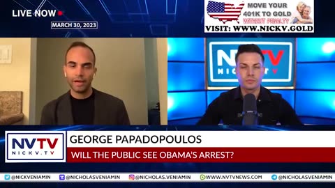 GEORGE PAPADOPOULOS DISCUSSES "WILL THE PUBLIC SEE OBAMA'S ARREST" WITH NICHOLAS VENIAMIN