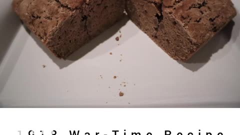 1918 War-Time Recipe: Banana Flour Bread