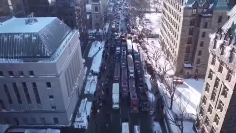 Canadian Truckers Protest VAX Mandate and Passports