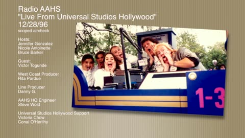 "Live From Universal Studios Hollywood" 12/28/96