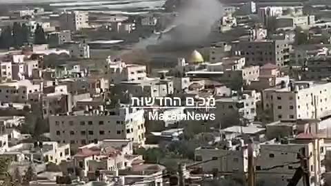 Palestinian terrorists in Jenin detonated a bomb on IDF forces, no one was