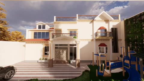 Spanish design House 1 kanal Exterior design