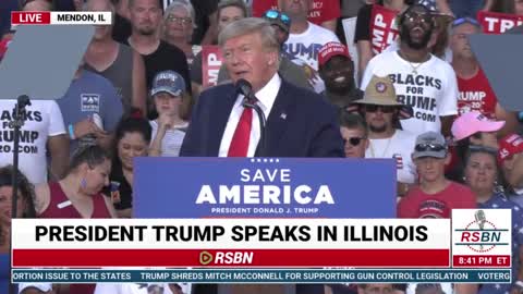 President Trumps Full Speech at The Save America Rally in Mendon, IL.