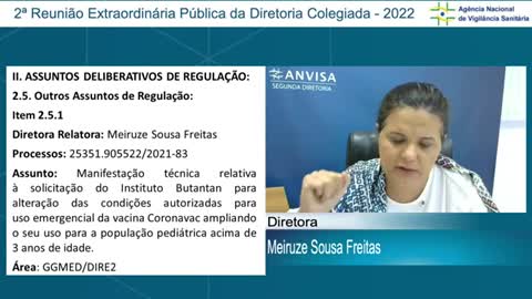 ANVISA - APROVAÇÃO CORONAVAC 6-17 ANOS