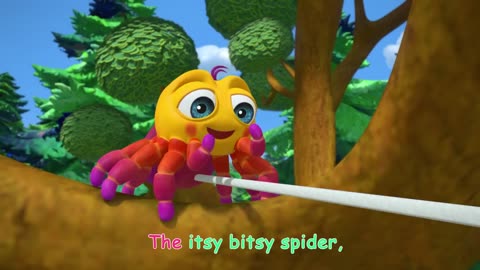 ITSY BITSY SPIDER COCOMELON KIDS POEM