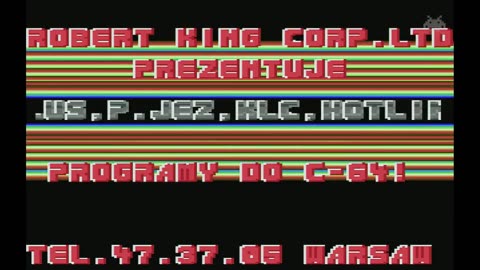 Robert King Corp. Ltd Intro - Commodore 64 muzyka Jeroen Tel . (1440p)