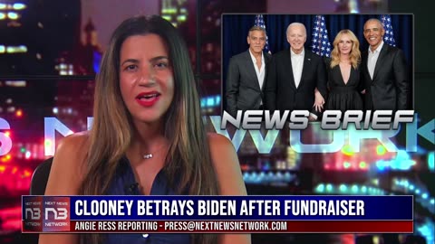 Clooney Backstabs Biden After Milking Millions from Donors