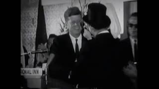 Nov. 18, 1963 - JFK Receives Gifts in Tampa, Fla.