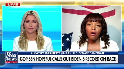 Kathy Barnette for U.S. Senate (R-PA) Excerpts From Fox News Interview