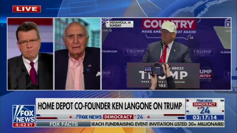 Home Depot founder Ken Langone says he'll write in his wife for president before voting Trump: