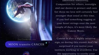 MOON moves thru CANCER