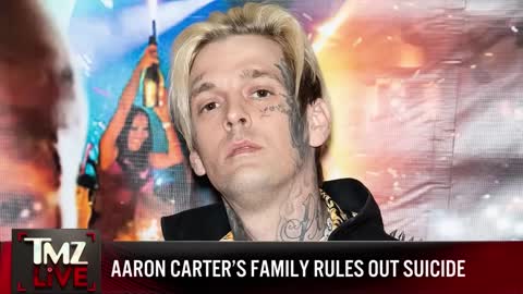 Aaron Carter's Family Rules Out Suicide TMZ Live