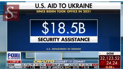 The United States is giving Ukraine almost $2.5 million an hour