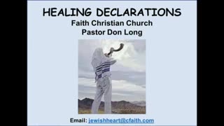 Healing Declarations